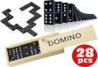 Opakowanie Domino w Drewnianym Pudełku 28 pcs