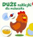 Okładka książki Duże naklejki dla maluszka - kurka 2+