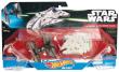 Opakowanie Hot Wheels Gwiezdne Wojny Millenium Falcon i Tie-Fighter