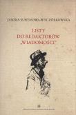 Listy do redaktorów Wiadomości Tom 6. Autor: Surynowa-Wyczółkowska Janina. Dadada.pl Okładka książki Listy do redaktorów Wiadomości Tom 6