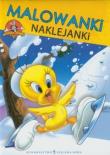 Malowanki naklejanki. Tweety zima. Autor: red. Sylwia Burdek. Dadada.pl Okładka książki Malowanki naklejanki. Tweety zima