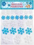 Opakowanie Naklejki piankowe śnieżynki (25 sztuk)