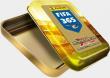 Opakowanie Panini FIFA 365 Adrenalyn XL. Mini puszka