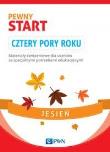 Okładka książki Pewny start Cztery pory roku Jesień Materiały ćwiczeniowe dla uczniów ze specjalnymi potrzebami edukacyjnymi