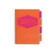 Opakowanie Project Book Neon B5/200 kr pomarańcz (3szt) PUKKA