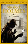 Sherlock Holmes. Znak czterech. Autor: Sir Arthur Conan Doyle. Dadada.pl Okładka książki Sherlock Holmes. Znak czterech