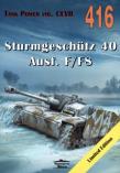 Sturmgeschutz 40 Ausf. F/F8. Tank Power vol. CLVII 416. Autor: Janusz Ledwoch. Dadada.pl Okładka książki Sturmgeschutz 40 Ausf. F/F8. Tank Power vol. CLVII 416