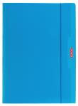 Okładka książki Teczka A4 z gumką niebieska