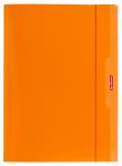 Okładka książki Teczka A4 z gumką pomarańczowa