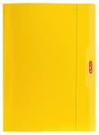 Okładka książki Teczka A4 z gumką żółta