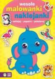 Okładka książki Wesołe Malowanki Naklejanki 4