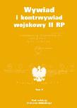 Wywiad i kontrwywiad wojskowy II RP T.5. Autor: Dubicki Tadeusz. Dadada.pl Okładka książki Wywiad i kontrwywiad wojskowy II RP T.5