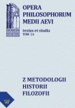 Z metodologii historii filozofii. Autor: Zembrzuski Michał, Płotka Magdalena, Nowik Andrzej, Filipowicz Adam, Andrzejuk Izabella. Dadada.pl Okładka książki Z metodologii historii filozofii