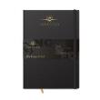 Opakowanie Zeszyt Concord czarny B5/160K linia (3szt) PUKKA