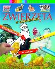 Zwierzęta w gospodarstwie. Naklejkowe łamigłówki. Autor: Beaumont Emilie. Dadada.pl Okładka książki Zwierzęta w gospodarstwie. Naklejkowe łamigłówki