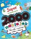 Okładka książki 2000 naklejek. Super zwierzęta