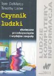 Okładka książki Czynnik ludzki Skuteczne przedsięwzięcie i wydajne zespoły
