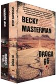 Droga 66 / I tylko ciemność. Autor: Masterman Becky. Dadada.pl Okładka książki Droga 66 / I tylko ciemność
