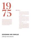 Dziennik we dwoje. Autor: Jadwiga Stańczakowa. Dadada.pl Okładka książki Dziennik we dwoje