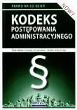 Kodeks postępowania administracyjnego. Autor: Koniuszek Ewelina [opracowanie. Dadada.pl Okładka książki Kodeks postępowania administracyjnego
