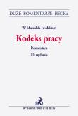 Kodeks pracy. Komentarz. Wydawca: C.H. Beck. Dadada.pl Opakowanie Kodeks pracy. Komentarz