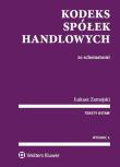 Kodeks spółek handlowych. Autor: Zamojski Łukasz. Dadada.pl Okładka książki Kodeks spółek handlowych