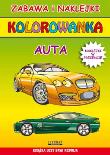 Kolorowanka Auta. Autor: Tonder Krzysztof. Dadada.pl Okładka książki Kolorowanka Auta