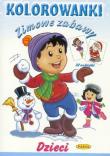 Okładka książki Kolorowanka. Zimowe zabawy - Dzieci