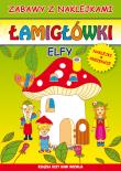 Łamigłówki Elfy. Zabawy z naklejkami. Autor: Guzowska Beata, Pawlicka Kamila. Dadada.pl Okładka książki Łamigłówki Elfy. Zabawy z naklejkami