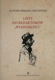 Listy do redaktorów Wiadomości Tom 8. Autor: Gustaw Herling-Grudziński. Dadada.pl Okładka książki Listy do redaktorów Wiadomości Tom 8