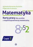 Matematyka Karty pracy dla uczniów z niepełnosprawnością int. Autor: Agnieszka Borowska-Kociemba, Małgorzata Krukowska. Dadada.pl Okładka książki Matematyka Karty pracy dla uczniów z niepełnosprawnością int