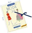 Moda teczka inspiracji. Autor: Kowalkowska Weronika. Dadada.pl Okładka książki Moda teczka inspiracji