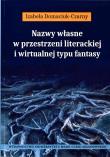 Okładka książki Nazwy własne w przestrzeni literackiej...