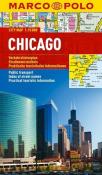 Plan Miasta Marco Polo. Chicago. Autor: Opracowanie zbiorowe. Dadada.pl Okładka książki Plan Miasta Marco Polo. Chicago