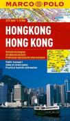 Plan Miasta Marco Polo. Hongkong. Autor: Opracowanie zbiorowe. Dadada.pl Okładka książki Plan Miasta Marco Polo. Hongkong