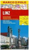 Plan Miasta Marco Polo. Linz. Autor: Opracowanie zbiorowe. Dadada.pl Okładka książki Plan Miasta Marco Polo. Linz