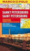 Plan Miasta Marco Polo. Sankt Petersburg. Autor: Opracowanie zbiorowe. Dadada.pl Okładka książki Plan Miasta Marco Polo. Sankt Petersburg