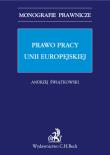 Prawo pracy Unii Europejskiej. Autor: Świątkowski Andrzej Marian. Dadada.pl Okładka książki Prawo pracy Unii Europejskiej