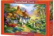 Okładka książki Puzzle 3000 Forest Cottage CASTOR