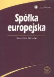 Okładka książki Spółka europejska
