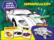 Okładka książki Twórz baw się koloruj Superpojazdy