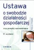 Ustawa o swobodzie działalności gospodarczej. Autor: Praca zbiorowa. Dadada.pl Okładka książki Ustawa o swobodzie działalności gospodarczej