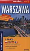 Opakowanie Warszawa laminowany plan miasta 1:26 000 mapa kieszonkowa