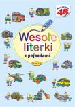 Wesołe literki z pojazdami. Autor: Il. Mariola Budek. Dadada.pl Okładka książki Wesołe literki z pojazdami