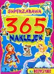 Okładka książki 365 wesołych naklejek dla dziewczynek