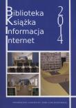 Okładka książki Biblioteka Książka Informacja Internet 2014