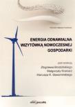 Okładka książki Energia odnawialna wizytówką nowoczesnej gospodarki