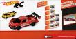 Opakowanie Hot Wheels Pojazd zdalnie sterowany 1:28  czerwony