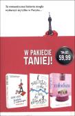 Kobieta z czerwonym notatnikiem / Najlepsze, co mnie w życiu nie spotkało / Młodsza. Autor: Jimmy Rice, Laura Tait, Pamela Redmond-Satran, Antoine Laurain. Dadada.pl Okładka książki Kobieta z czerwonym notatnikiem / Najlepsze, co mnie w życiu nie spotkało / Młodsza