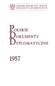 Okładka książki Polskie Dokumenty Dyplomatyczne 1957